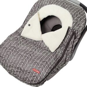 Skip Hop Gray and Cream Car Seat Cover